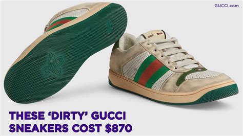 gucci dirty sneakers price|dirty Gucci shoes.